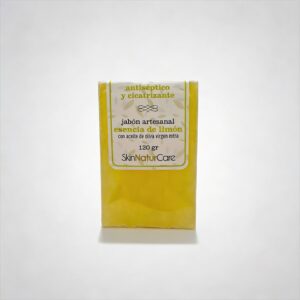 Jabón artesano de limón con AOVE 120 g 2 SkinnaturCare: Jabón artesano de limón con AOVE 130 g